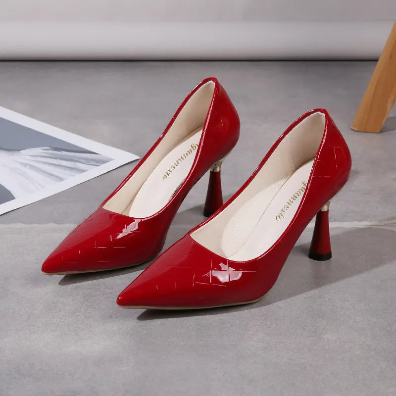 Y2K Retro Classiccore Stiletto Heels - Perfect for 90s and Y2K Club Outfits