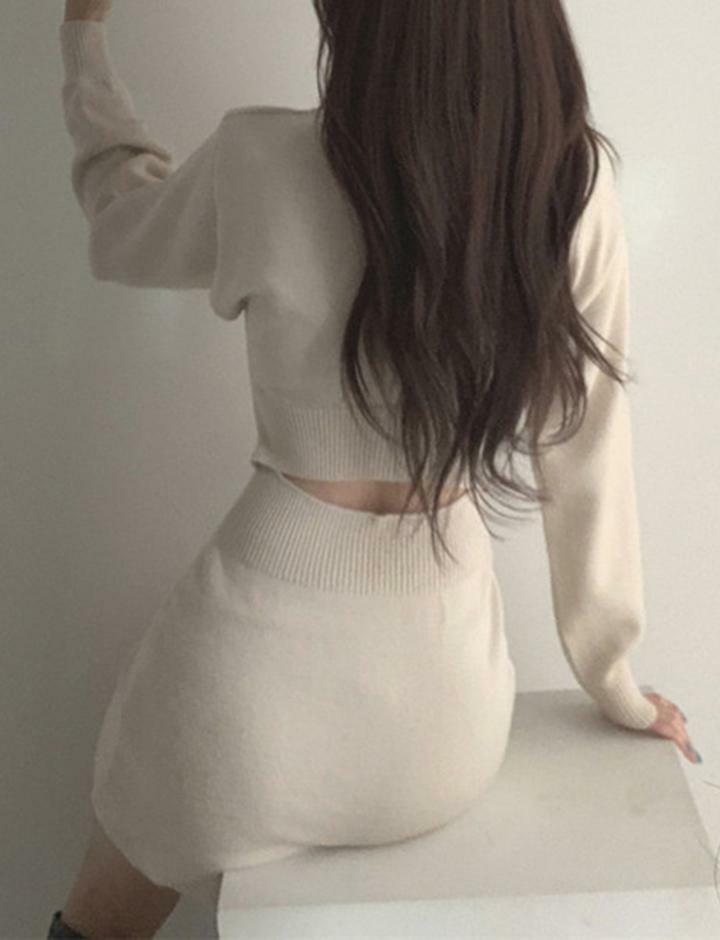 Chic Beige Bodycon Dress - Y2K Fashion, Coquette Aesthetic, and Grunge Style Essential