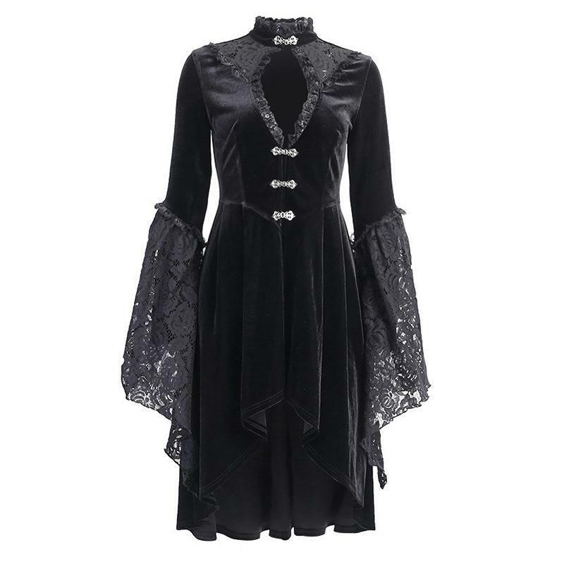 Chic Y2K Velvet Dress with Coquette Aesthetic - Perfect for Grunge & Preppy Styles