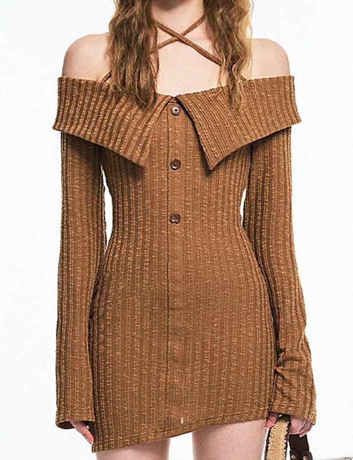 Colorblock Open Back Cutout Dress - Y2K Aesthetic, Coquette Style, Trendy Fashion Statement