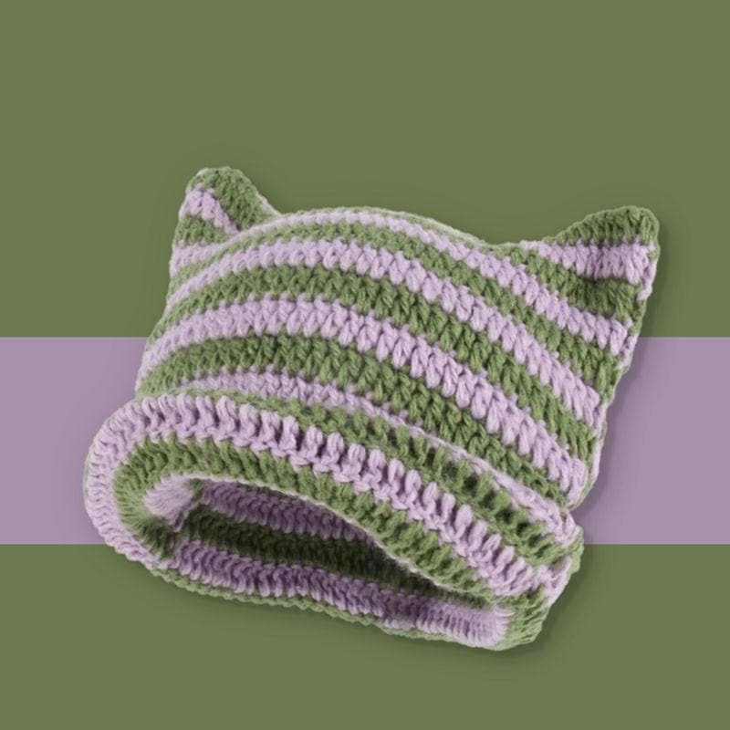 Cozy Knitted Beanie Cap for Y2K Fashion, Grunge Aesthetic, and Cute Outfits