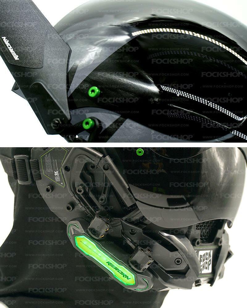 Cyberpunk Aesthetic Mask - Y2K Style Face Covering for Edgy Fashion Lovers