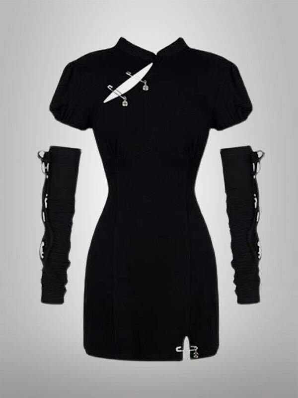 Familiar Strangers Back Bow Dress - Y2K Aesthetic, Coquette Style, Cute & Comfy Fashion