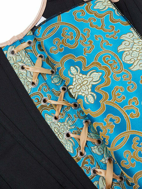 Forever Young Y2K Corset Top - Coquette Aesthetic with Grunge Style & Cute Details