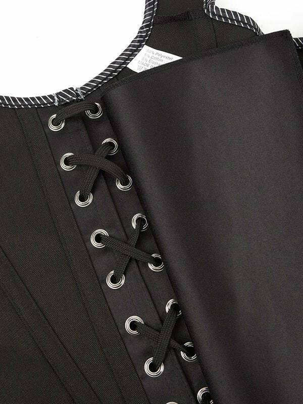 Forever Young Y2K Corset Top - Coquette Aesthetic with Grunge Style & Cute Details