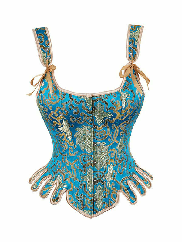 Forever Young Y2K Corset Top - Coquette Aesthetic with Grunge Style & Cute Details