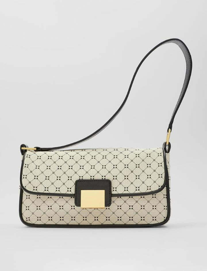 Geometric Print Y2K Aesthetic Shoulder Bag - Cute Coquette Style for Trendy Outfits