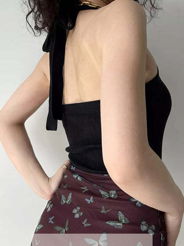 Give Me Freedom Y2K Aesthetic Top - Cute Crop for Coquette & Grunge Styles