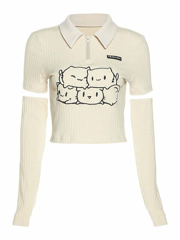 Good To Be Bad Y2K Aesthetic Top - Cute Grunge Style with Coquette Vibes & Pastel Goth Flair