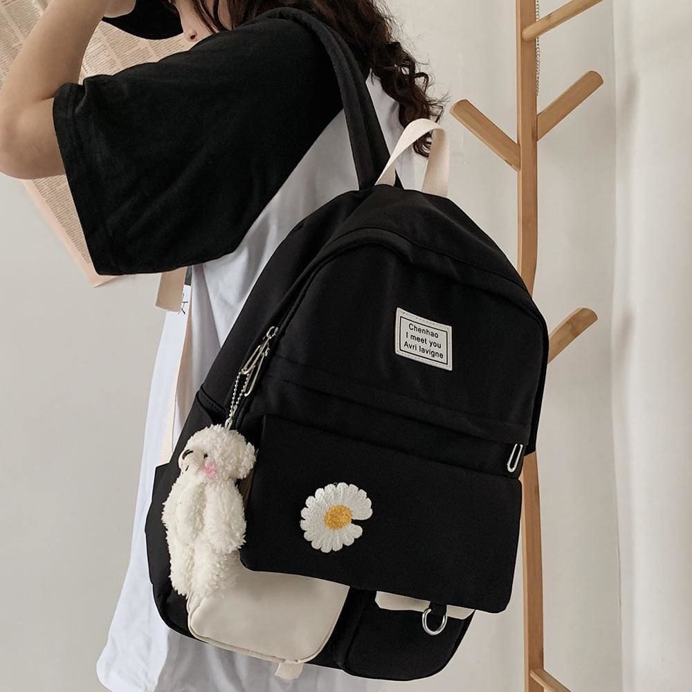 Kawaii Aesthetic Cute Backpack - Y2K Style, Pastel Goth, Coquette & Grunge Vibes