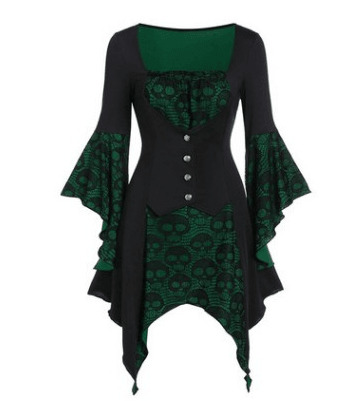 Lace Skull Bandage Dress - Y2K Grunge Aesthetic, Cute Gothic Style, Edgy Fashion Statement