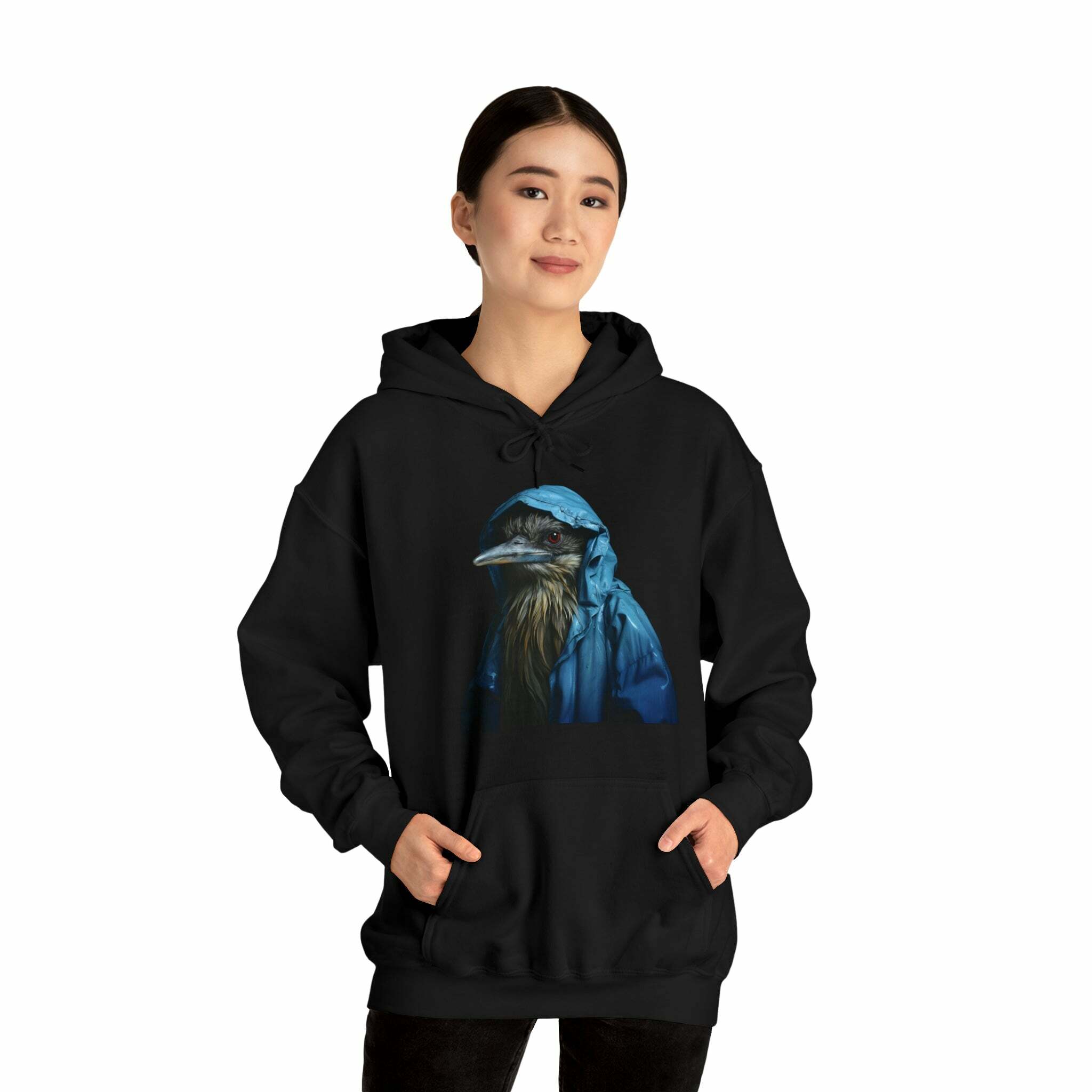 Raven's Nest Y2K Hoodie - Cozy Grunge Aesthetic Top for Cute Outfits & Fall Vibes
