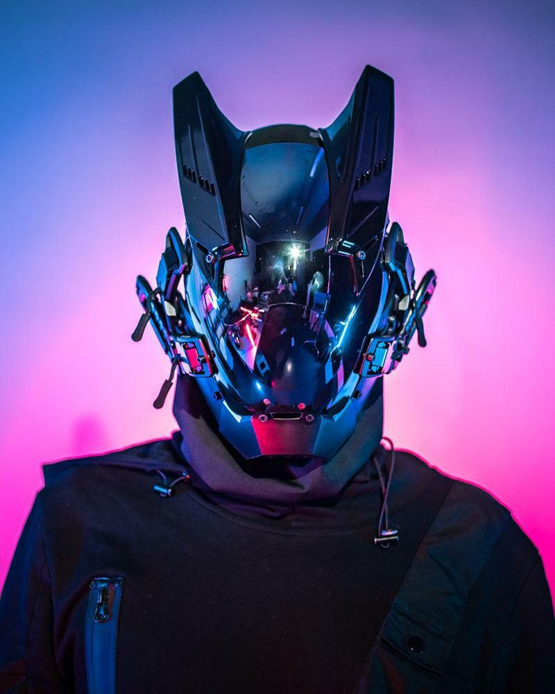 Seize The Wine Y2K Cyberpunk Mask - Aesthetic Grunge Style for Unique Outfits