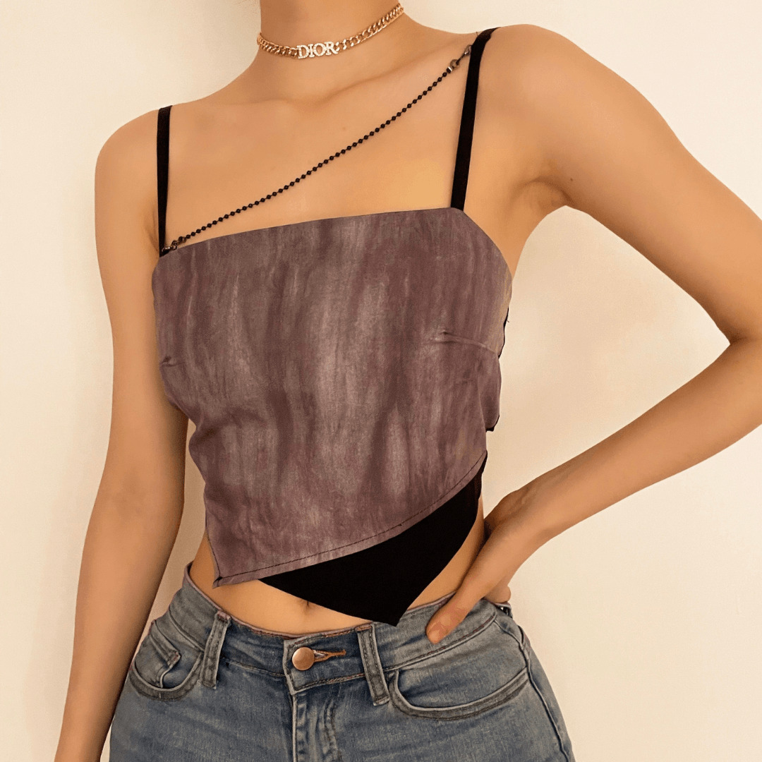 Square Neck Bowknot Cami Top - Y2K Fashion, Coquette Aesthetic, Cute Crop Top