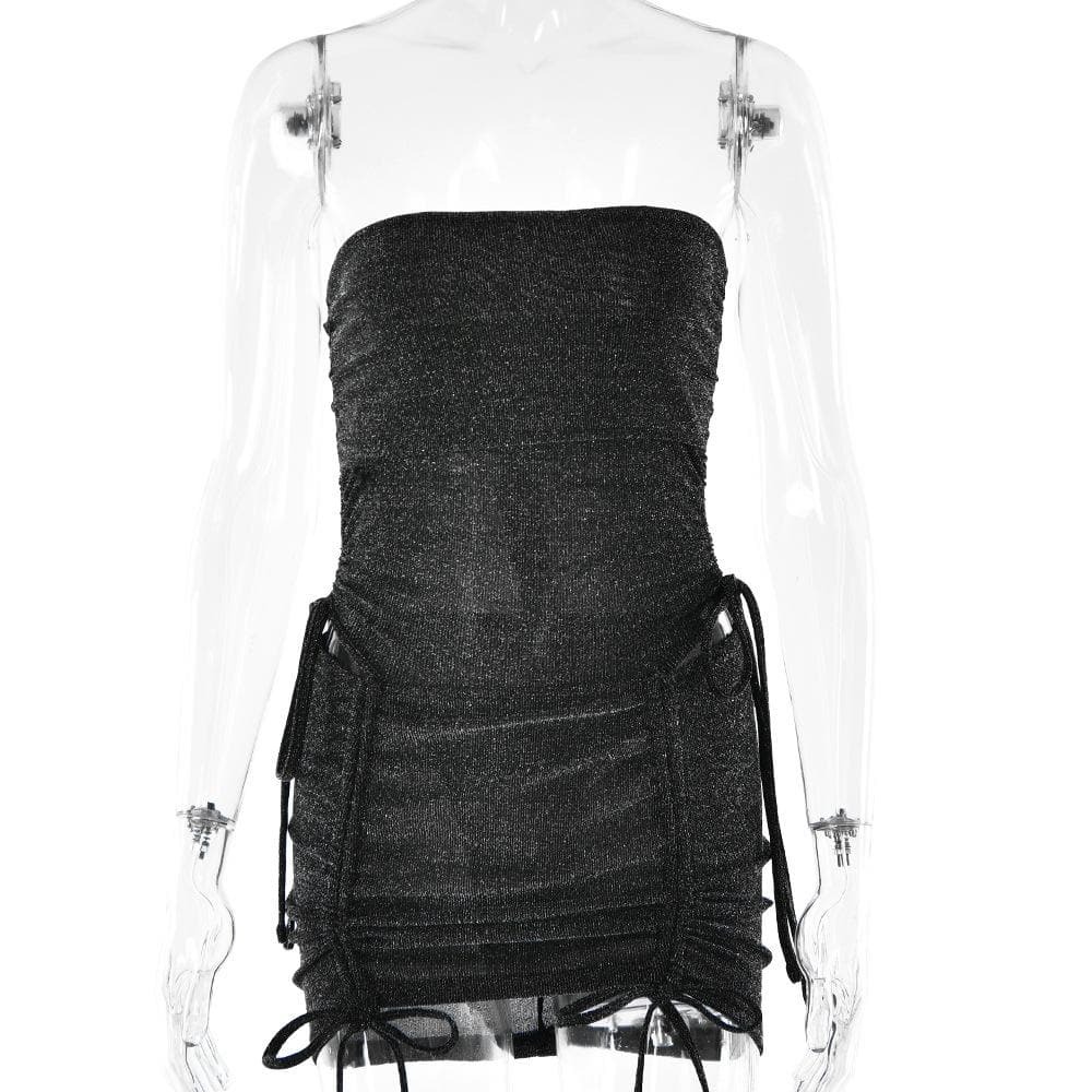 Textured Backless Bodysuit & Mini Skirt Set - Y2K Fashion Meets Coquette Aesthetic