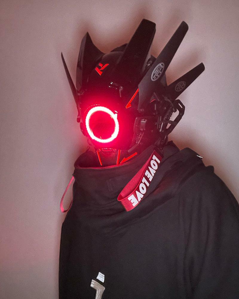 Thinking Out Loud Cyberpunk LED Mask - 7 Color Options for Y2K, Grunge, and Aesthetic Styles