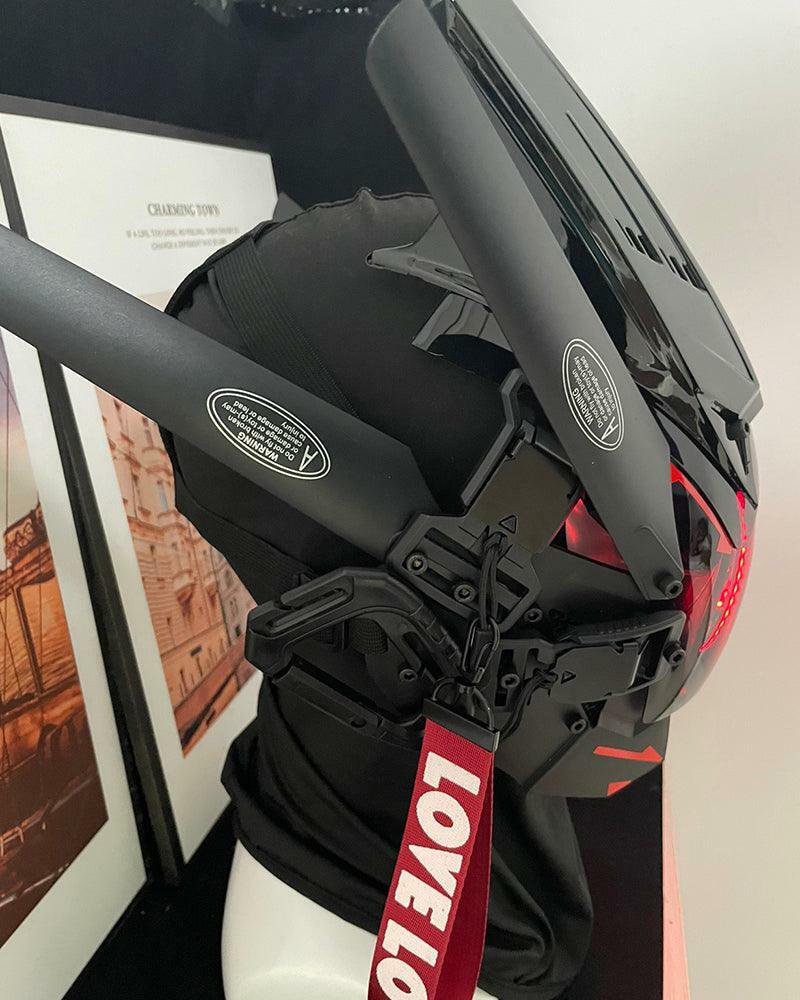 Thinking Out Loud Cyberpunk LED Mask - 7 Color Options for Y2K, Grunge, and Aesthetic Styles