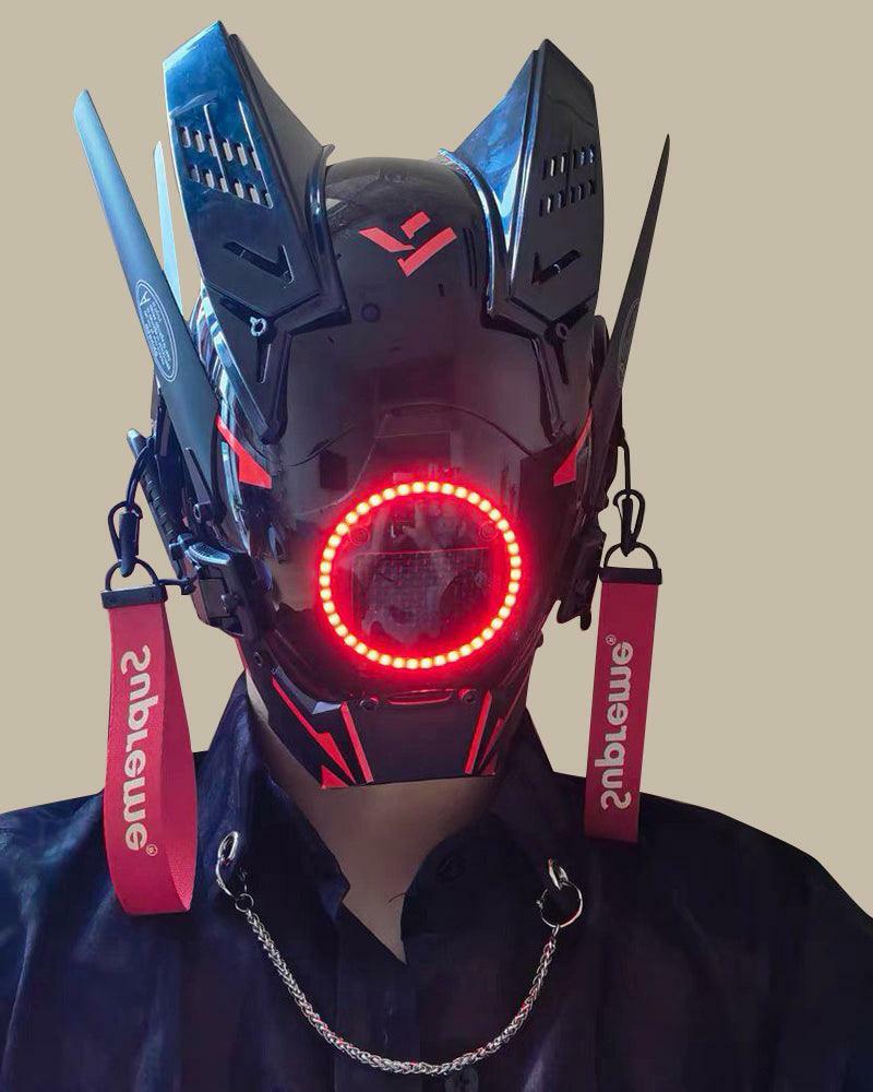 Thinking Out Loud Cyberpunk LED Mask - 7 Color Options for Y2K, Grunge, and Aesthetic Styles