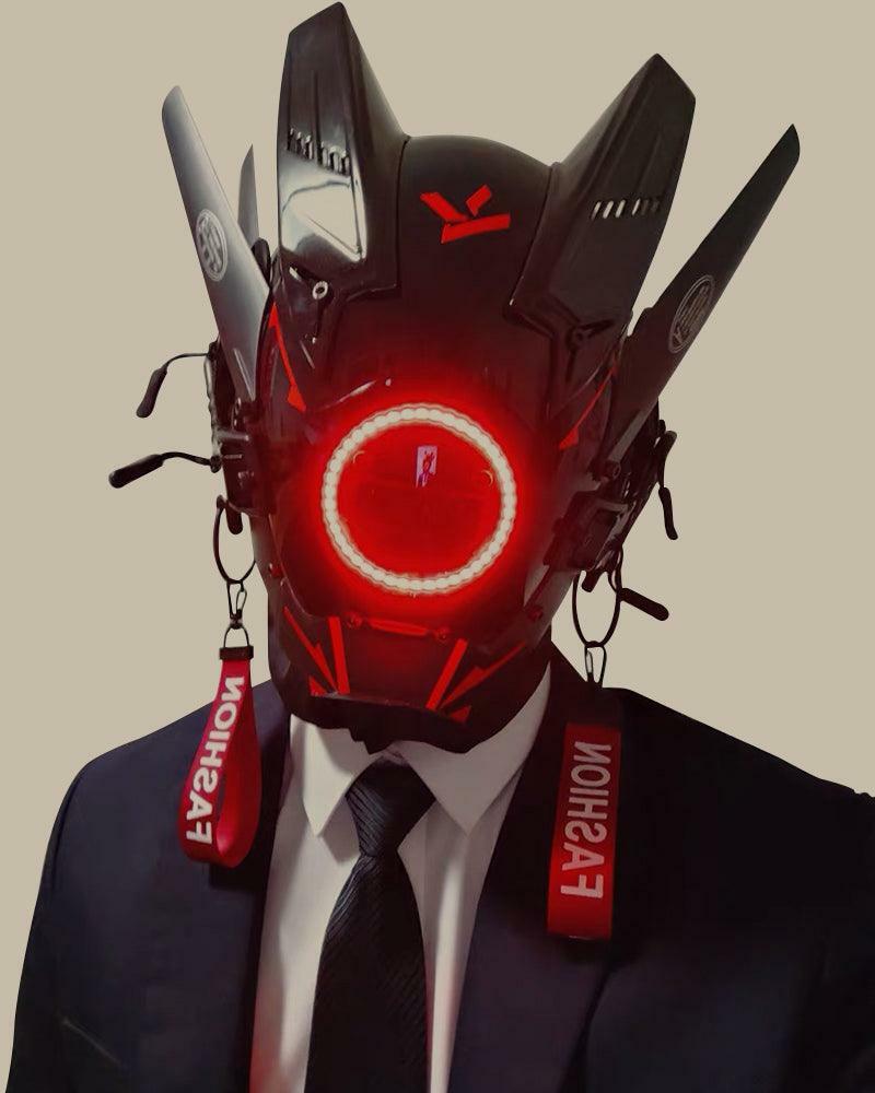 Thinking Out Loud Cyberpunk LED Mask - 7 Color Options for Y2K, Grunge, and Aesthetic Styles