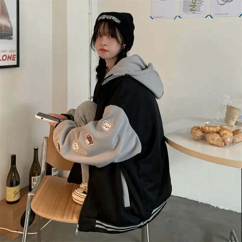 Trendy Y2K Baseball Jacket - Vintage Aesthetic, Grunge Style, and Coquette Vibes