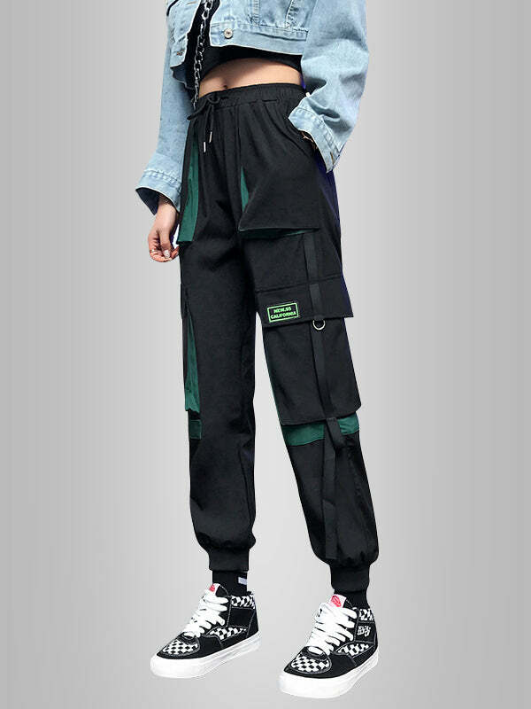 Trendy Y2K Cargo Pants for Grunge & Coquette Aesthetic - Cute & Comfy Street Style