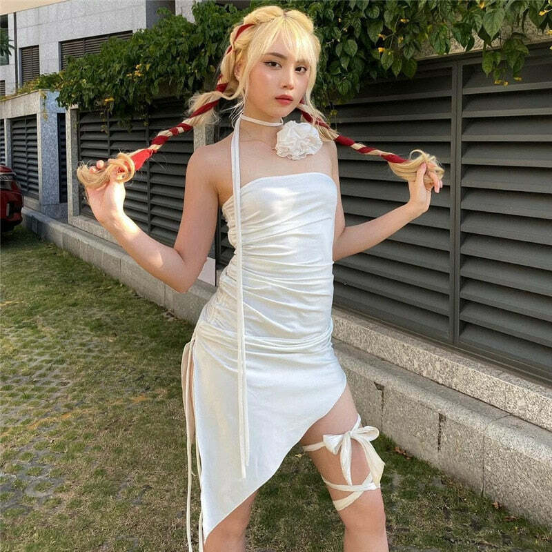 Trendy Y2K Dress: Coquette & Grunge Aesthetic with Cute Details for Stylish Outfits