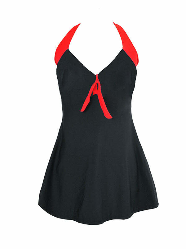 Trust Me Y2K Swimsuit - Cute Coquette Aesthetic with Grunge Vibes & Pastel Goth Style