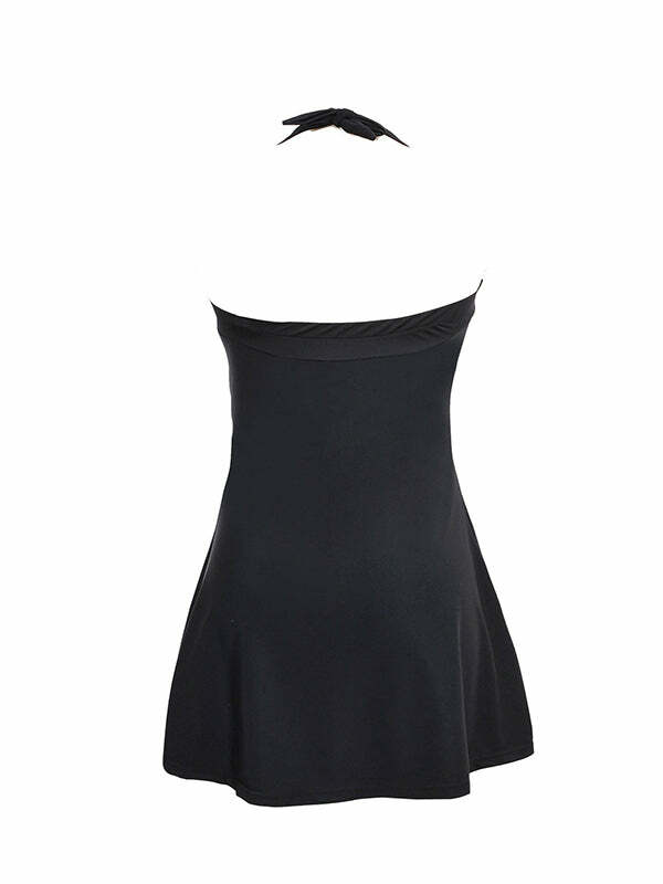 Trust Me Y2K Swimsuit - Cute Coquette Aesthetic with Grunge Vibes & Pastel Goth Style
