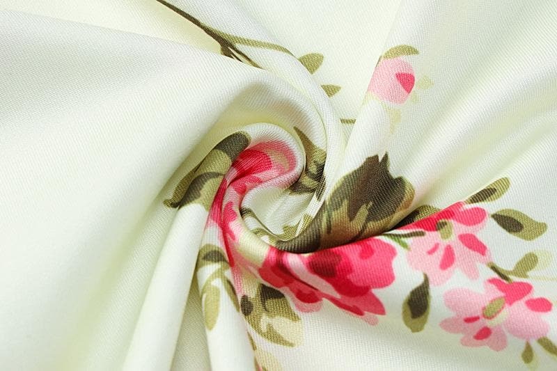 U Neck Backless Flower Print Maxi Dress - Y2K Aesthetic, Coquette Style, and Grunge Vibes