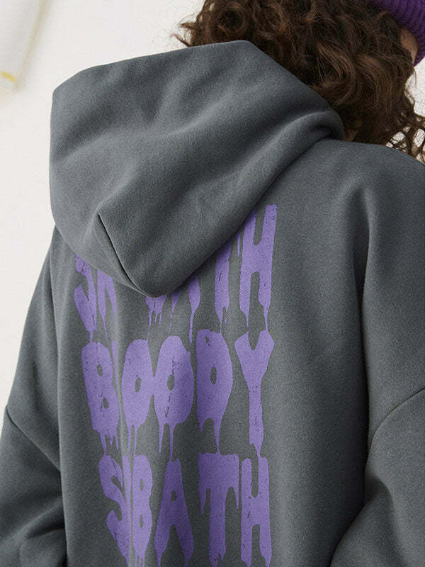 Vintage Black Sabbath Hoodie - Y2K Grunge Aesthetic, Comfy Oversized Style for Edgy Looks