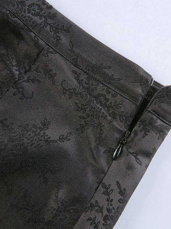 Vintage Flower Cargo Skirt - Y2K Aesthetic, Coquette Style, Cute & Comfy Fashion