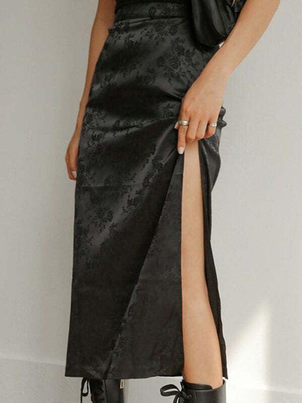 Vintage Flower Cargo Skirt - Y2K Aesthetic, Coquette Style, Cute & Comfy Fashion