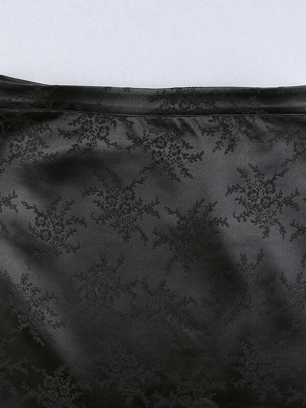 Vintage Flower Cargo Skirt - Y2K Aesthetic, Coquette Style, Cute & Comfy Fashion