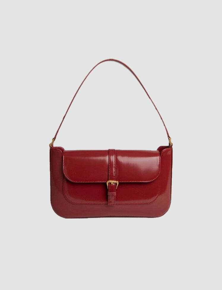 Vintage Red Handbag - Y2K Aesthetic, Coquette Style, Cute Accessories for Every Outfit