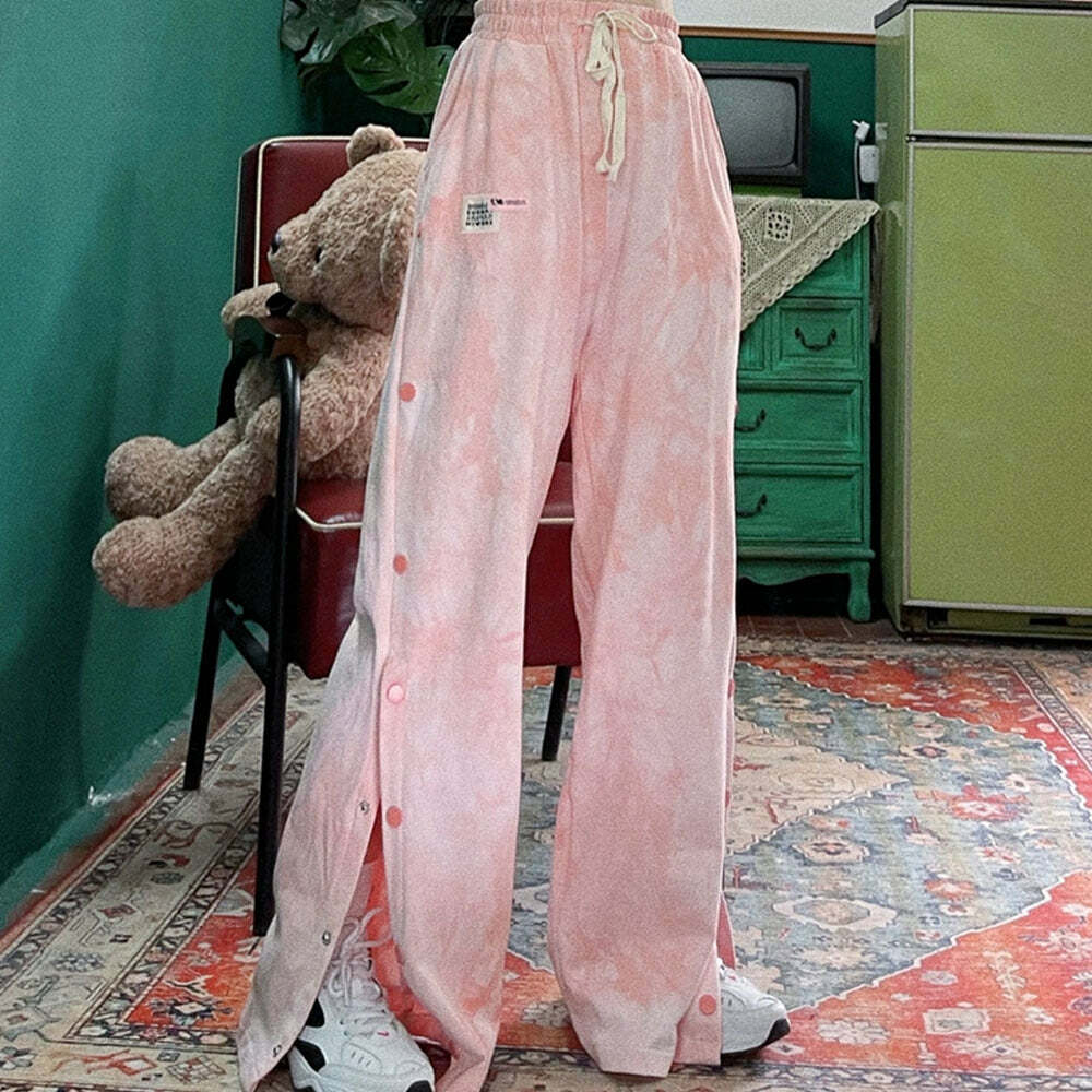 Vintage Tie-Dye Cargo Pants - Y2K Aesthetic, Grunge Style, Comfy & Cute for Every Occasion