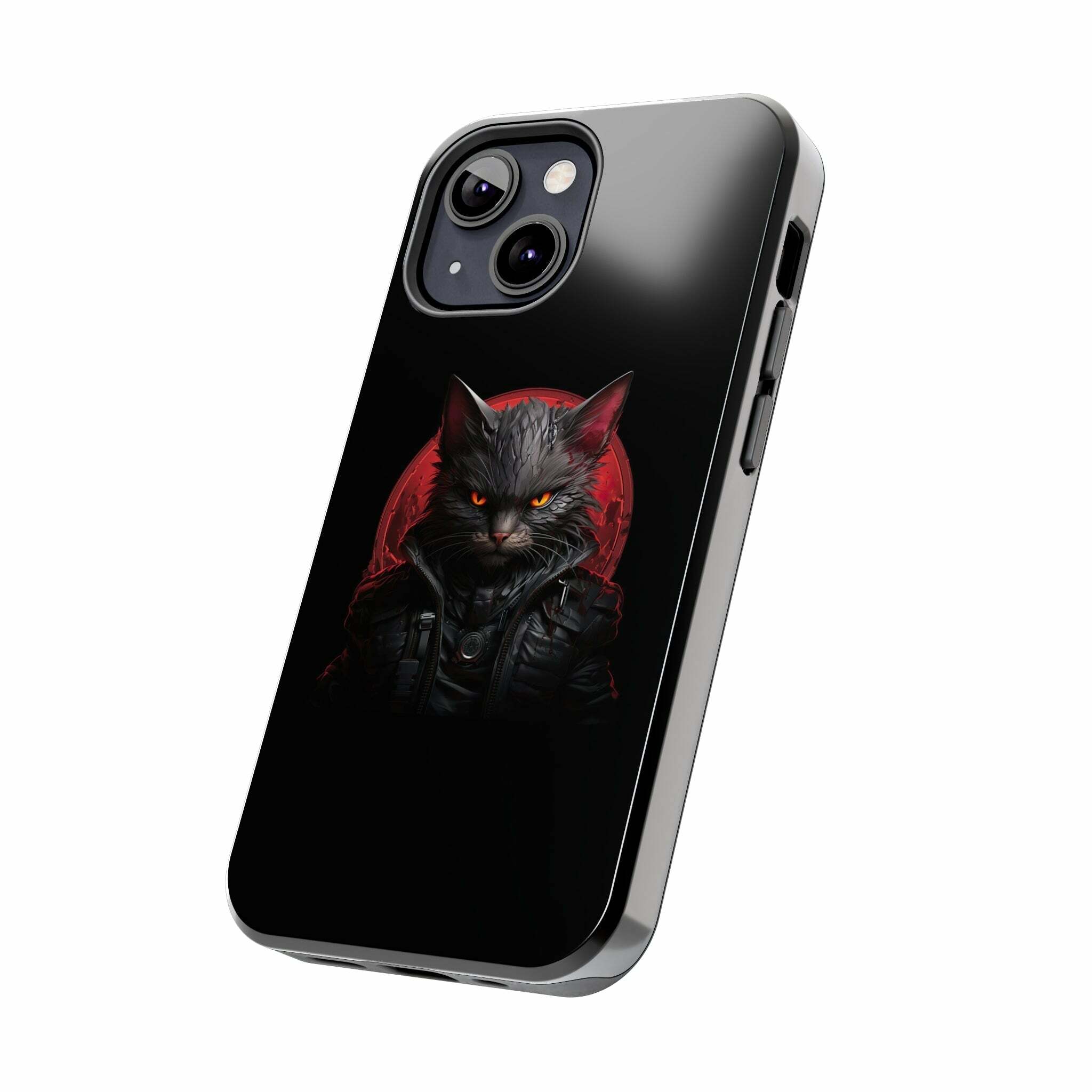 Y2K Aesthetic Angry Cat Phone Case - Cute Kawaii Style for Trendy Fashion Lovers