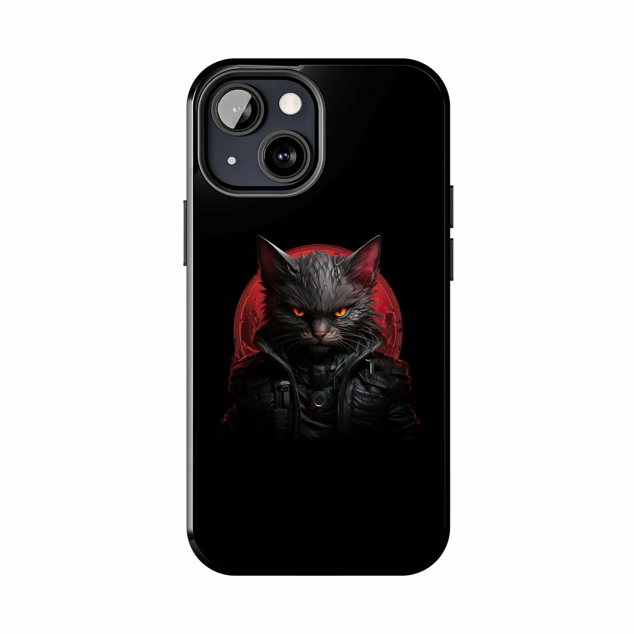 Y2K Aesthetic Angry Cat Phone Case - Cute Kawaii Style for Trendy Fashion Lovers