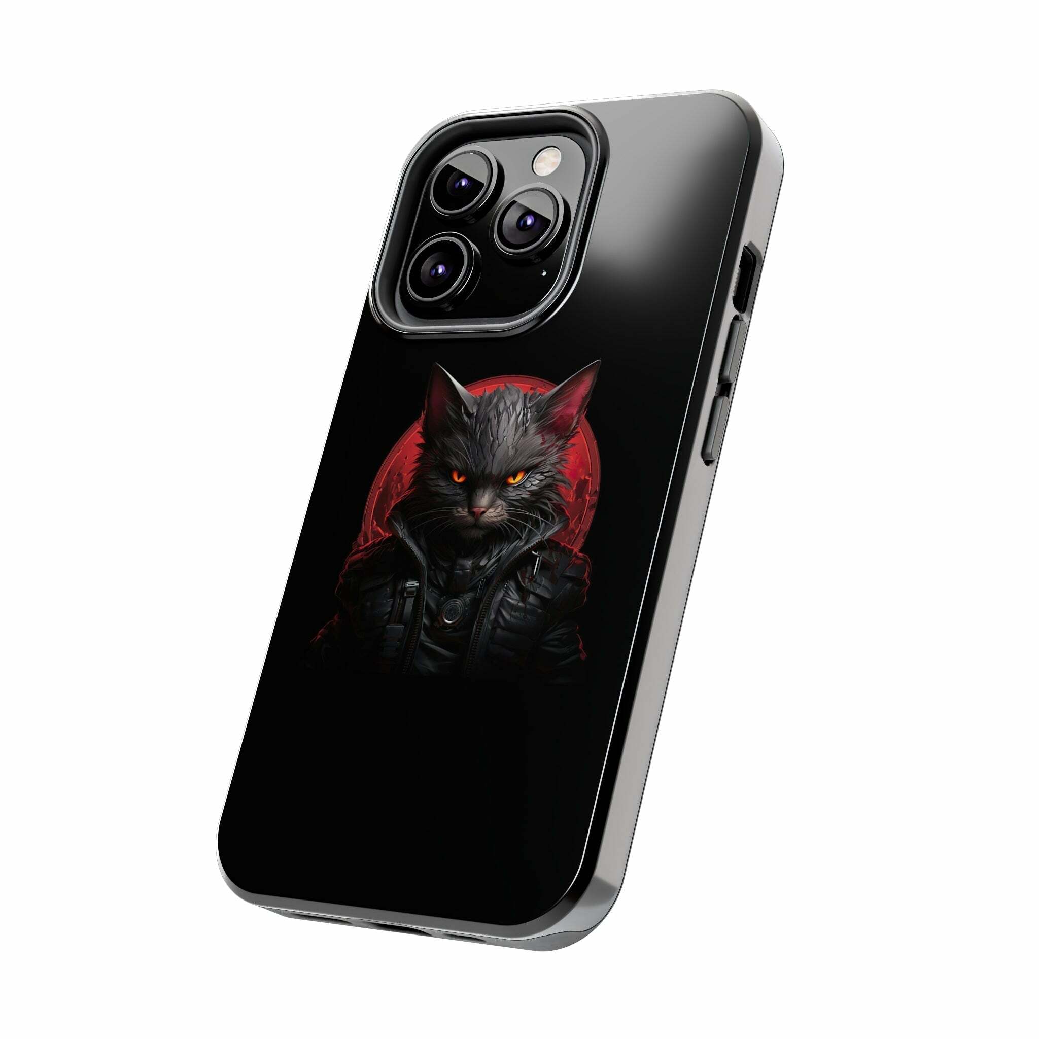 Y2K Aesthetic Angry Cat Phone Case - Cute Kawaii Style for Trendy Fashion Lovers