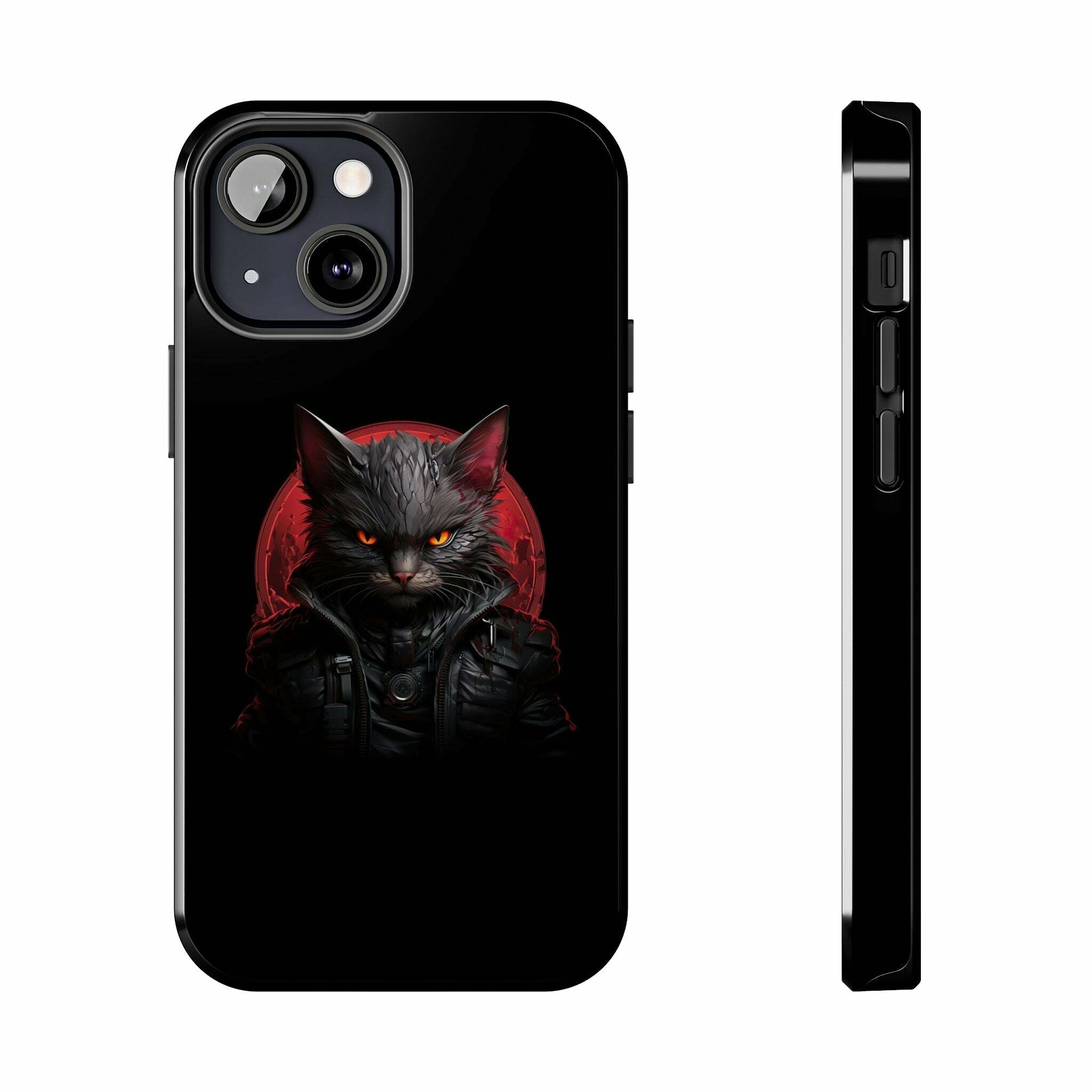 Y2K Aesthetic Angry Cat Phone Case - Cute Kawaii Style for Trendy Fashion Lovers