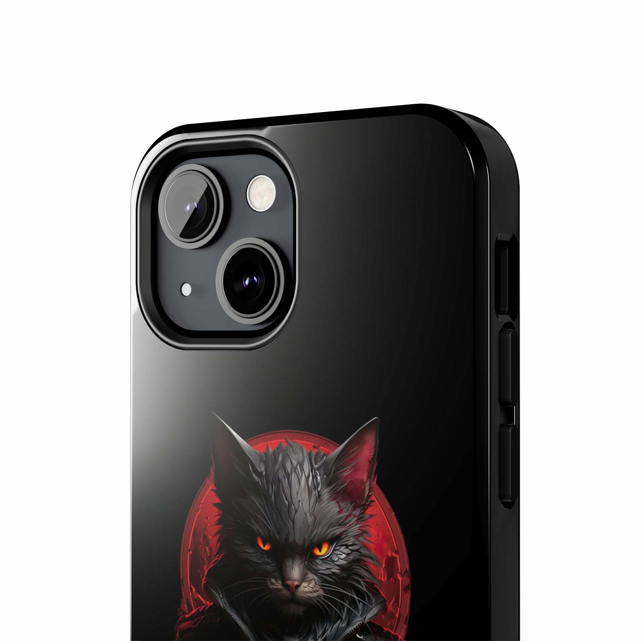Y2K Aesthetic Angry Cat Phone Case - Cute Kawaii Style for Trendy Fashion Lovers