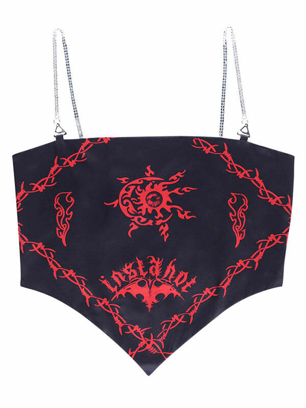 Y2K Aesthetic Moon Sun Print Top - Cute Grunge Style Tee for Coquette & Soft Girl Vibes