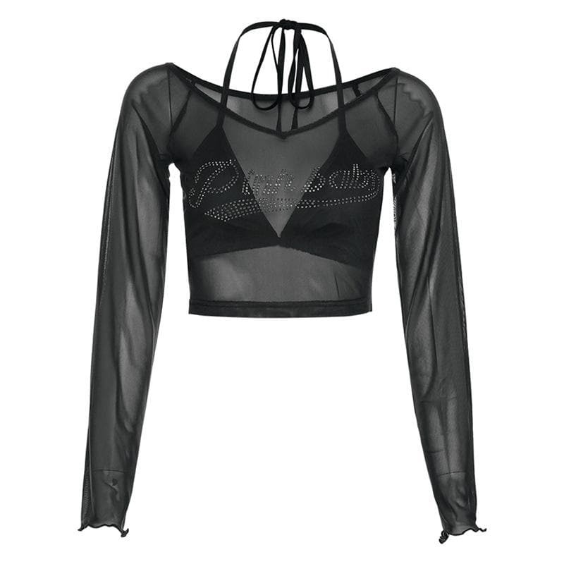 Y2K Beaded Off-Shoulder Crop Top Set - Coquette Aesthetic with Grunge Vibes