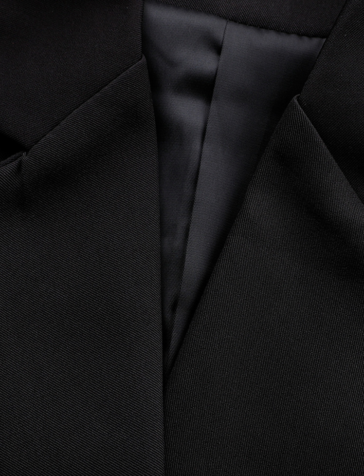 Y2K Coquette Aesthetic Black Crop Blazer, White Blouse & Pleated Skirt Set