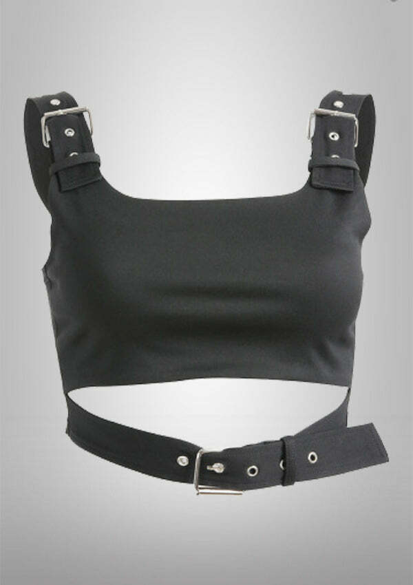 Y2K Coquette Aesthetic Top - Cute Pastel Goth Crop with Grunge Style for Aesthetic Outfits