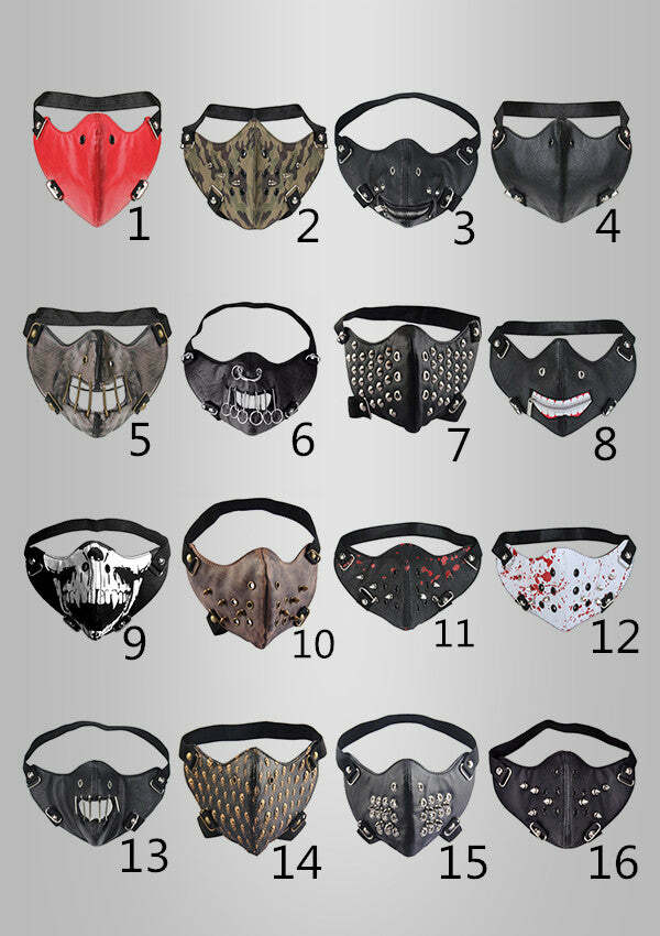 Y2K Grunge Aesthetic Masks - Cute Coquette Style for Emo & Soft Girl Fashion Lovers