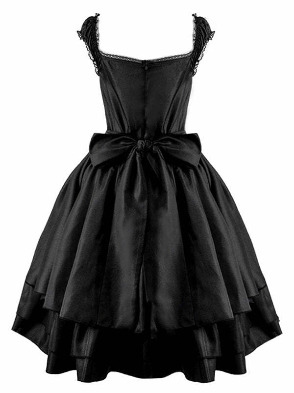 Y2K Grunge Aesthetic Night Dress - Cute Cargo Skirt Style with Coquette Vibes
