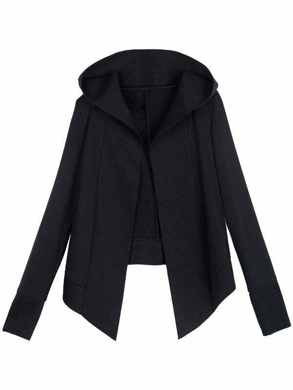 Y2K Grunge Aesthetic Witch Cloak Coat - Cozy Vintage Style for Cute Outfits & Aesthetic Looks