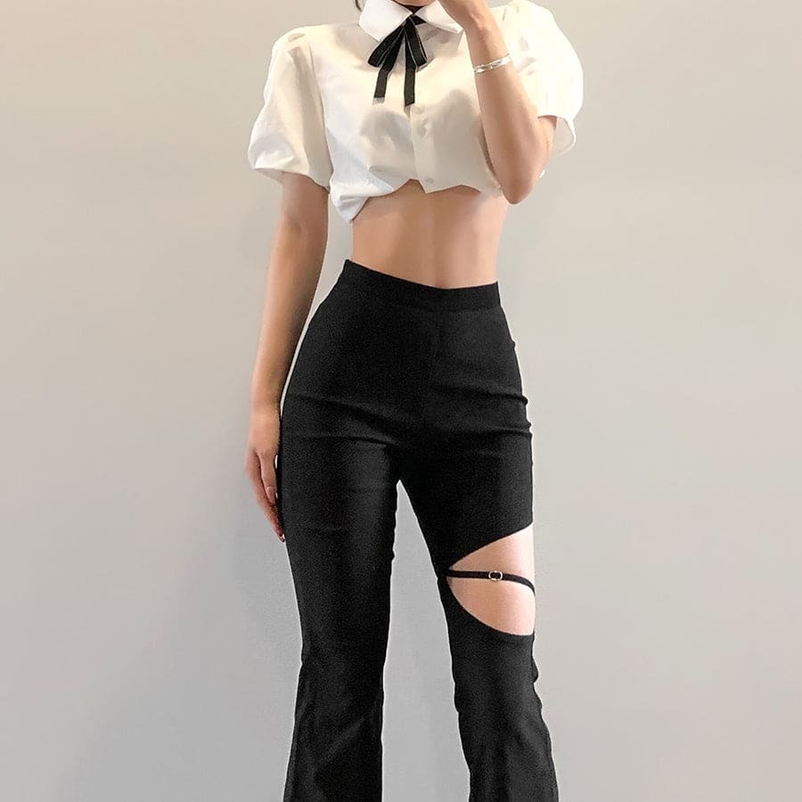 Y2K High-Waisted Cargo Skirt - Cute Pastel Goth Aesthetic for Comfy Summer Outfits