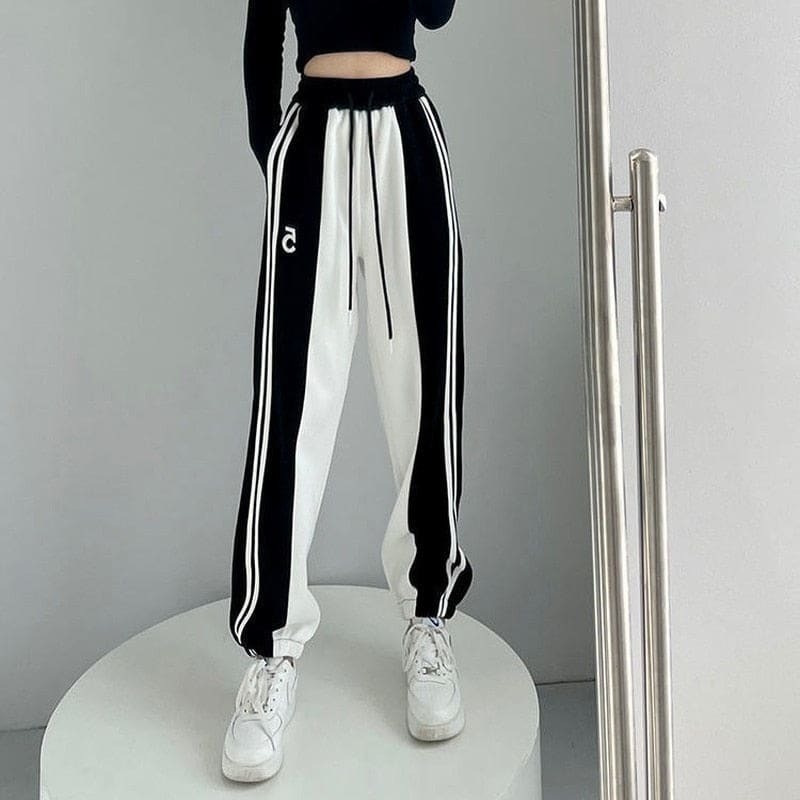 Y2K High Waist Cargo Pants - Grunge Aesthetic Streetwear for Trendy Outfits