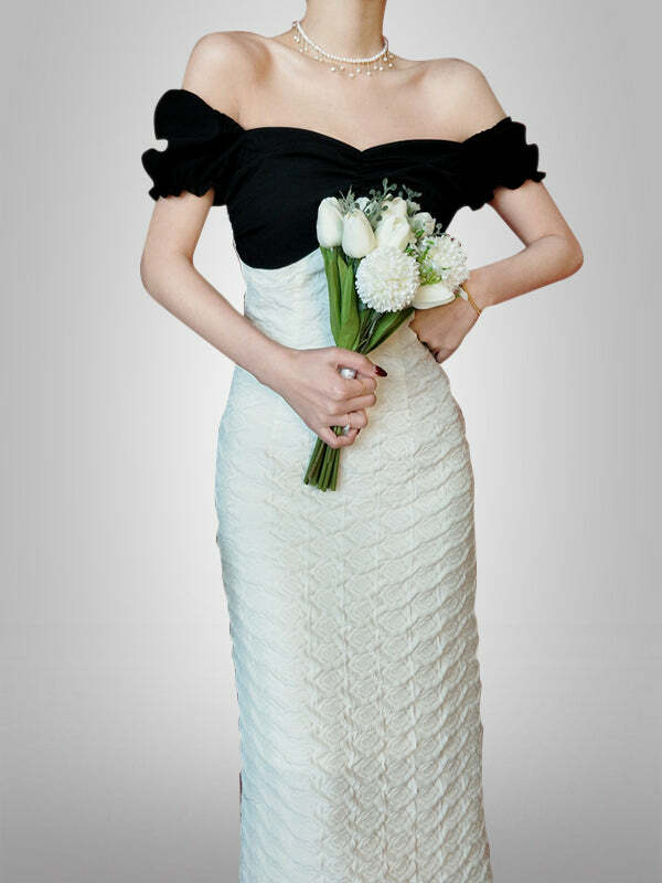 Y2K High Waist Dress - Coquette Aesthetic with Grunge Vibes, Cute & Comfy Style
